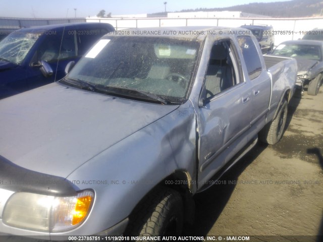 5TBBT4413YS003762 - 2000 TOYOTA TUNDRA ACCESS CAB/ACCESS CAB SR5 SILVER photo 6