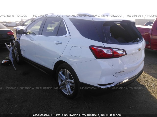 2GNAXMEV6J6260916 - 2018 CHEVROLET EQUINOX PREMIER WHITE photo 3