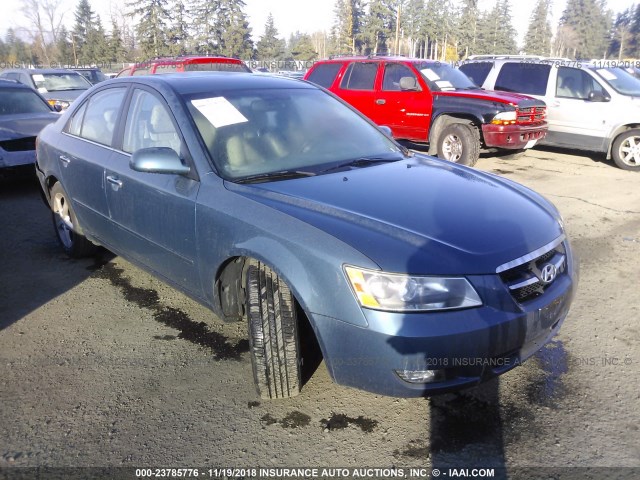 5NPEU46F57H193241 - 2007 HYUNDAI SONATA SE/LIMITED TEAL photo 1