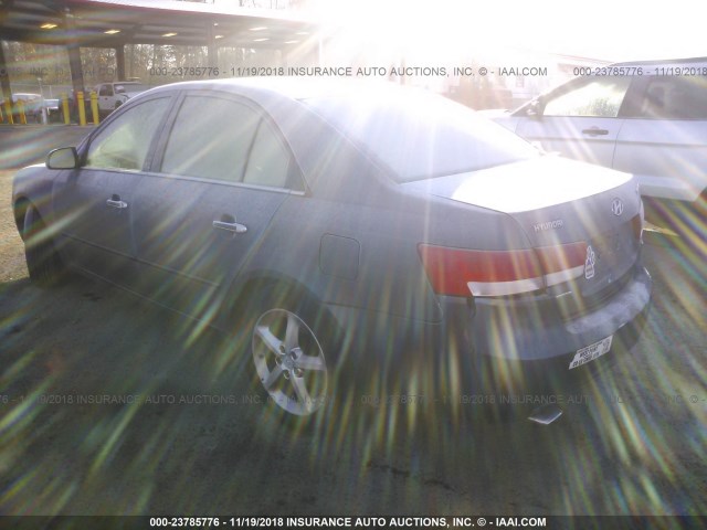 5NPEU46F57H193241 - 2007 HYUNDAI SONATA SE/LIMITED TEAL photo 3