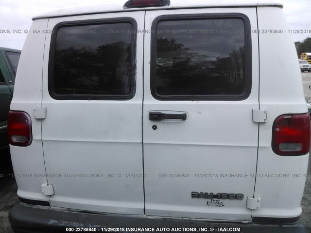 2B7HB11YXYK145130 - 2000 DODGE RAM VAN WHITE photo 6