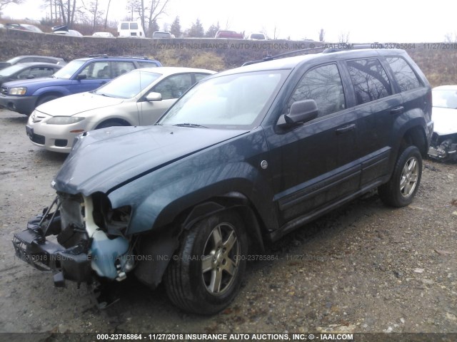 1J4HR48N05C560004 - 2005 JEEP GRAND CHEROKEE LAREDO/COLUMBIA/FREEDOM GREEN photo 2