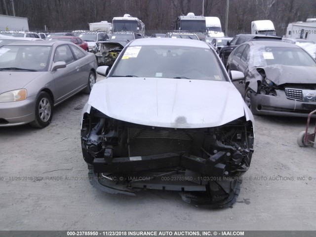 1B3BD1FBXBN603072 - 2011 DODGE AVENGER MAINSTREET SILVER photo 6