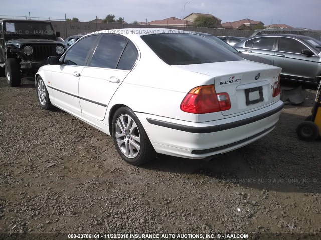 WBAAV53461FK46869 - 2001 BMW 330 I WHITE photo 3