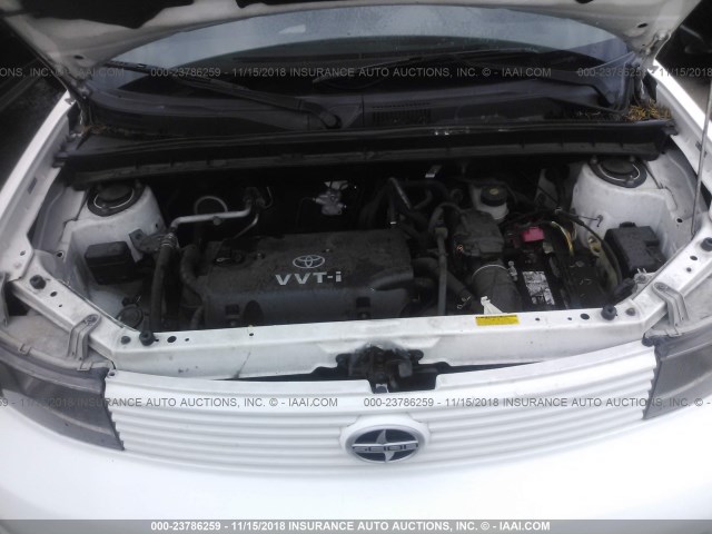 JTLKT334764075610 - 2006 TOYOTA SCION XB Ağ foto 10