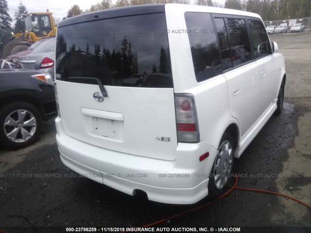 JTLKT334764075610 - 2006 TOYOTA SCION XB Ağ foto 4