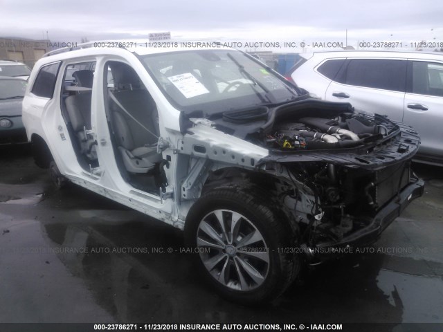 4JGDF7CE6EA370253 - 2014 MERCEDES-BENZ GL 450 4MATIC WHITE photo 1