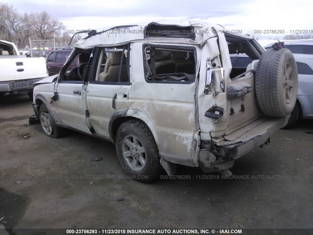 SALTL16403A800499 - 2003 LAND ROVER DISCOVERY II S WHITE photo 3