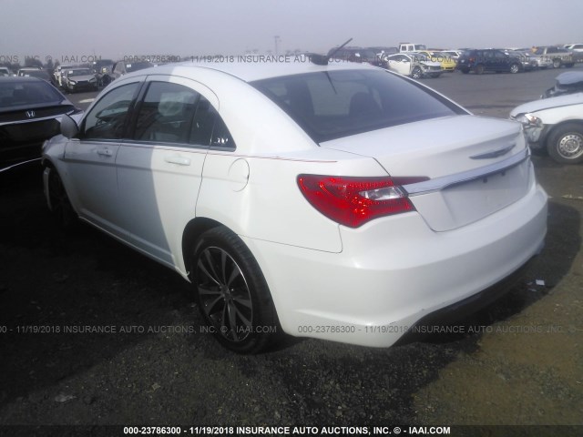 1C3CCBBB8DN584644 - 2013 CHRYSLER 200 TOURING WHITE photo 3