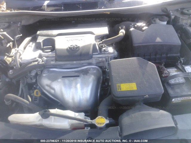 4T4BF1FK2CR184832 - 2012 TOYOTA CAMRY SE/LE/XLE 灰色 照片 10