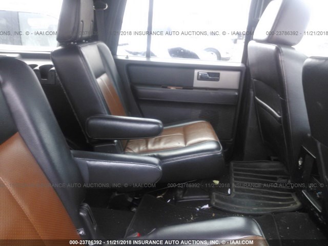 1FMFK20587LA33487 - 2007 FORD EXPEDITION EL LIMITED MAROON photo 8