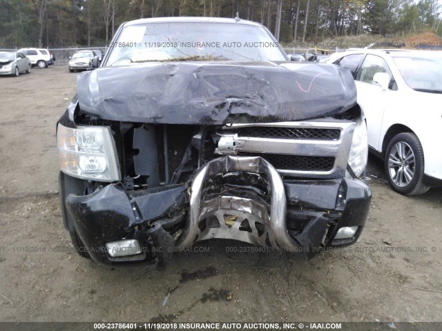 3GCPKTE37BG134449 - 2011 CHEVROLET SILVERADO K1500 LTZ BLACK photo 6