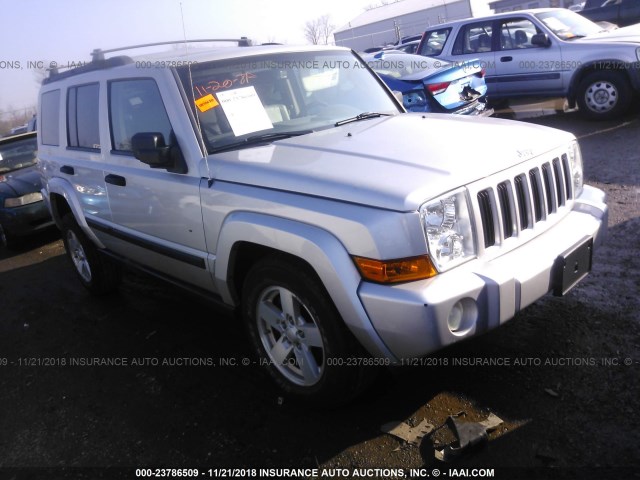 1J8HG48K56C272944 - 2006 JEEP COMMANDER SILVER photo 1