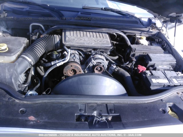 1J8HG48K56C272944 - 2006 JEEP COMMANDER SILVER photo 10