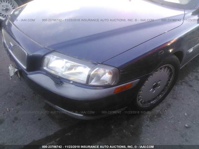 YV1TS94D311212843 - 2001 VOLVO S80 BLUE photo 6