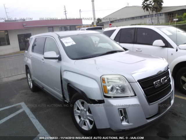 2CTALMEC3B6390953 - 2011 GMC TERRAIN SLE SILVER photo 1