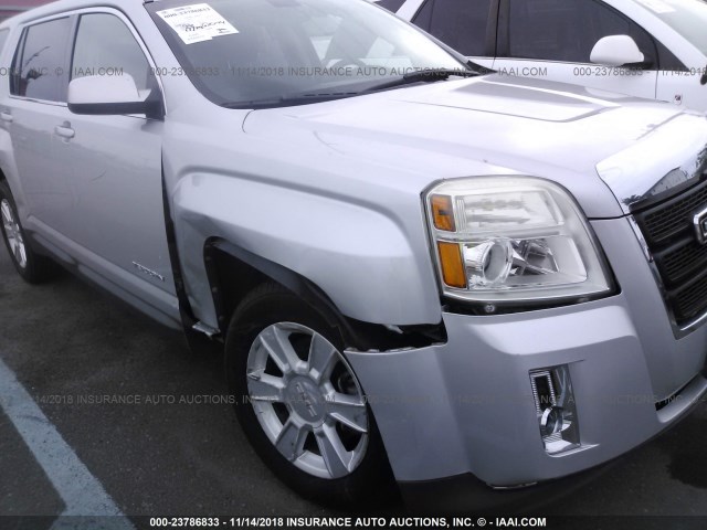 2CTALMEC3B6390953 - 2011 GMC TERRAIN SLE SILVER photo 6