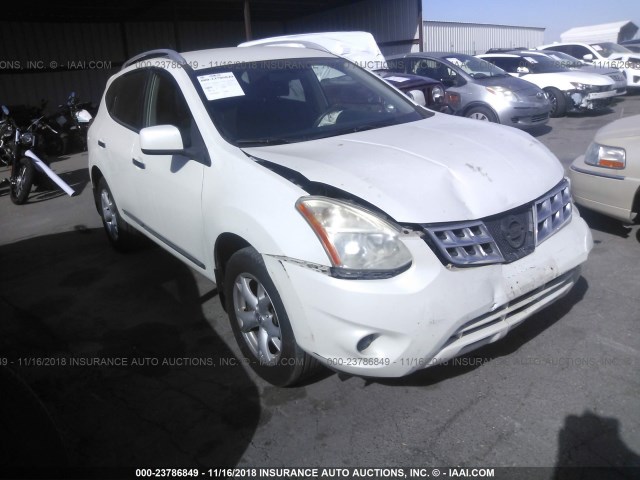 JN8AS5MV5BW261100 - 2011 NISSAN ROGUE S/SV/KROM WHITE photo 1