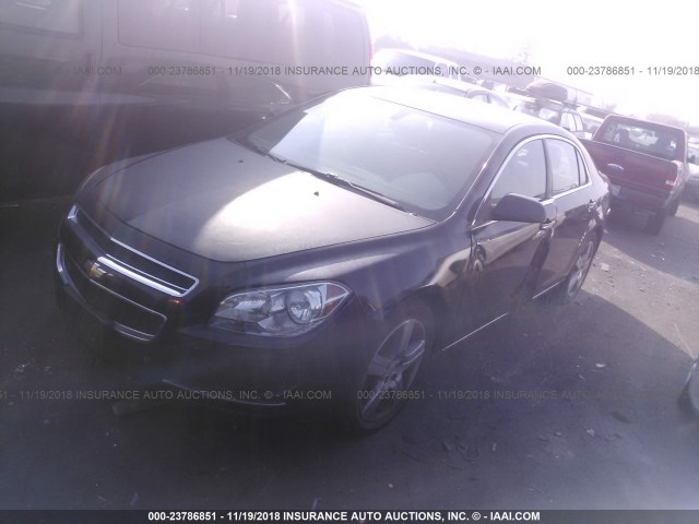 1G1ZD5E71BF376441 - 2011 CHEVROLET MALIBU 2LT BLACK photo 2