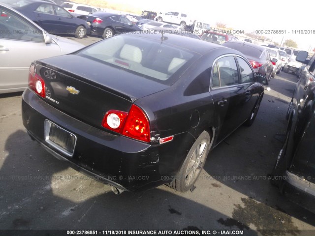 1G1ZD5E71BF376441 - 2011 CHEVROLET MALIBU 2LT BLACK photo 4