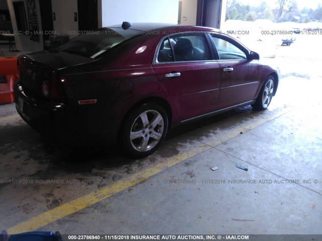 1G1ZC5E08CF348529 - 2012 CHEVROLET MALIBU 1LT RED photo 4