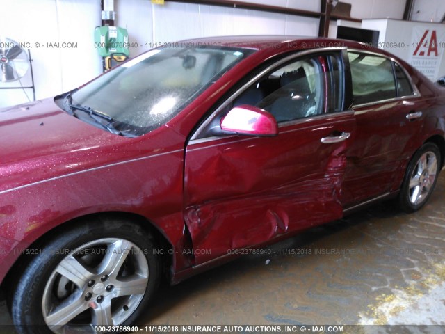 1G1ZC5E08CF348529 - 2012 CHEVROLET MALIBU 1LT RED photo 6