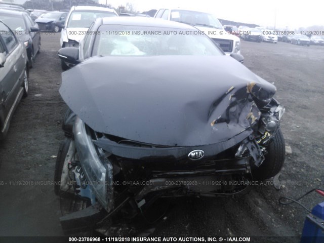 5XXGM4A7XFG456505 - 2015 KIA OPTIMA LX BLUE photo 6