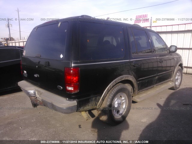 1FMRU17LX1LB57824 - 2001 FORD EXPEDITION EDDIE BAUER BLACK photo 4