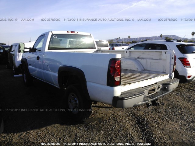 1GCHC24U97E112487 - 2007 CHEVROLET SILVERADO C2500 HEAVY DUTY WHITE photo 3