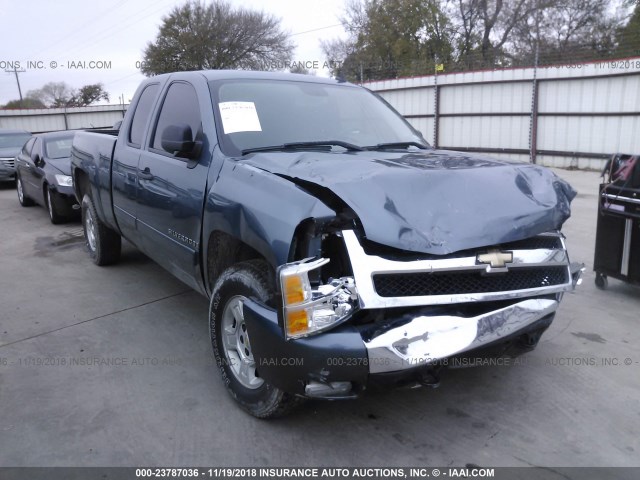 1GCEC19047Z556243 - 2007 CHEVROLET SILVERADO C1500 BLUE photo 1