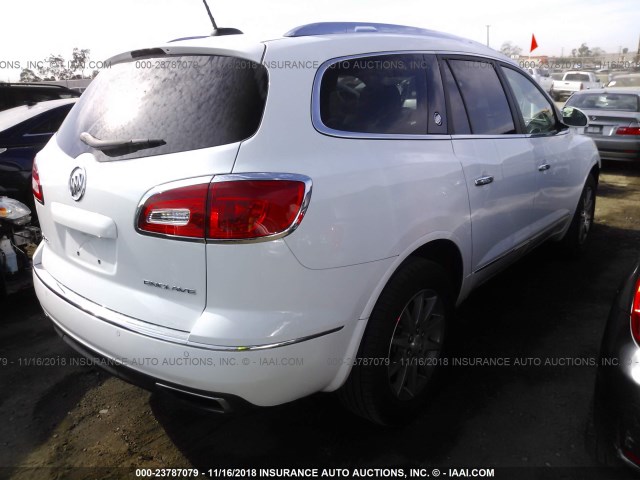 5GAKRAKD7GJ275018 - 2016 BUICK ENCLAVE WHITE photo 4