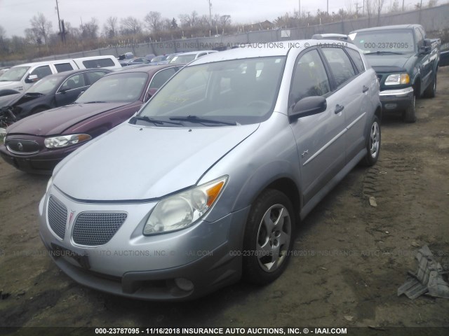 5Y2SL67857Z415593 - 2007 PONTIAC VIBE SILVER photo 2