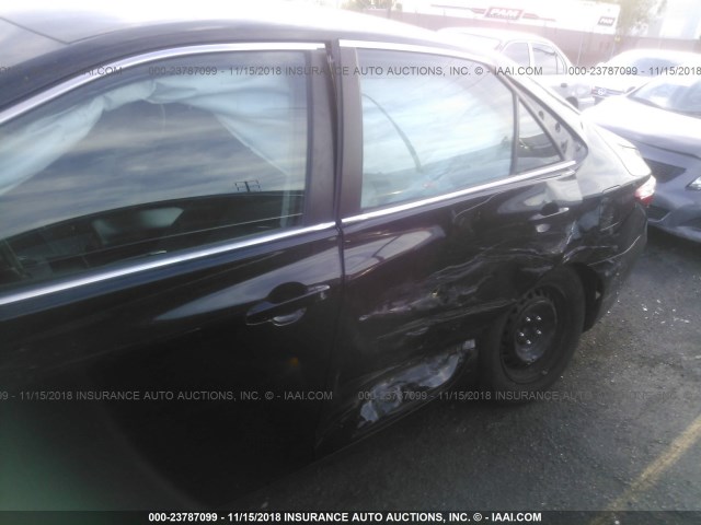 4T4BF1FK3GR542946 - 2016 TOYOTA CAMRY LE/XLE/SE/XSE BLACK photo 6