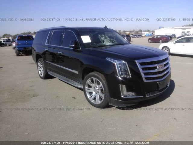 1GYS3SKJ9FR717142 - 2015 CADILLAC ESCALADE ESV LUXURY BLACK photo 1