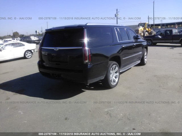 1GYS3SKJ9FR717142 - 2015 CADILLAC ESCALADE ESV LUXURY BLACK photo 4