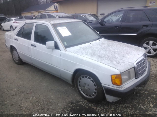 WDBDA29D3PG026446 - 1993 MERCEDES-BENZ 190 E 2.6 WHITE photo 1