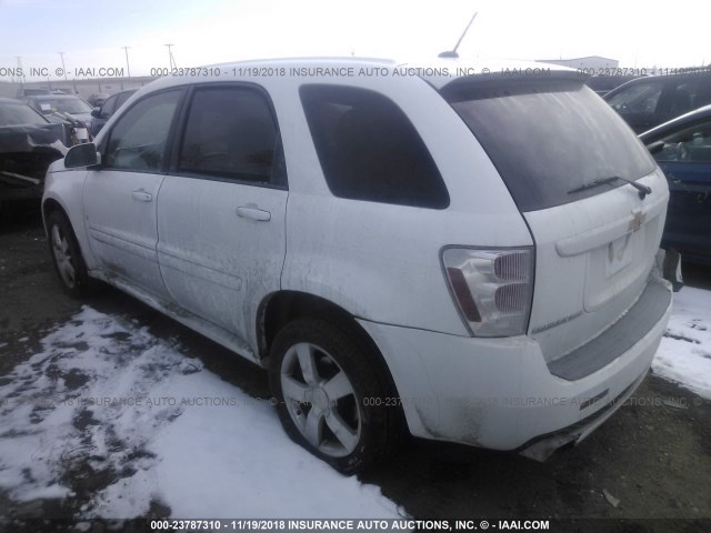 2CNDL737586031835 - 2008 CHEVROLET EQUINOX SPORT BLACK photo 3