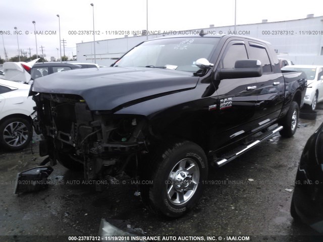 3C6TR5MT7DG594678 - 2013 DODGE RAM 2500 SLT BLACK photo 2