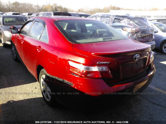 4T4BE46K79R107466 - 2009 TOYOTA CAMRY SE/LE/XLE 红色 照片 3