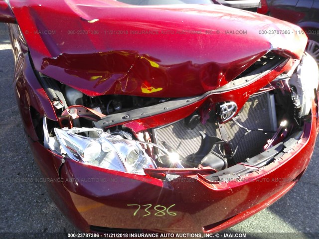 4T4BE46K79R107466 - 2009 TOYOTA CAMRY SE/LE/XLE 红色 照片 6