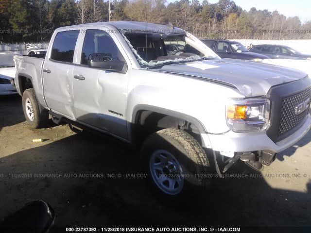 3GTU2TEC0FG272259 - 2015 GMC SIERRA K1500 SILVER photo 1