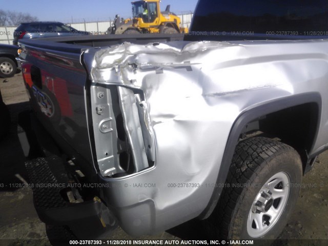 3GTU2TEC0FG272259 - 2015 GMC SIERRA K1500 SILVER photo 6