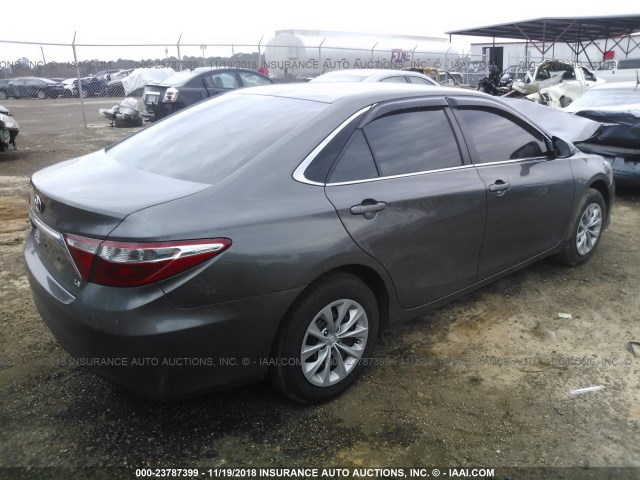 4T4BF1FK9GR577751 - 2016 TOYOTA CAMRY LE/XLE/SE/XSE GRAY photo 4