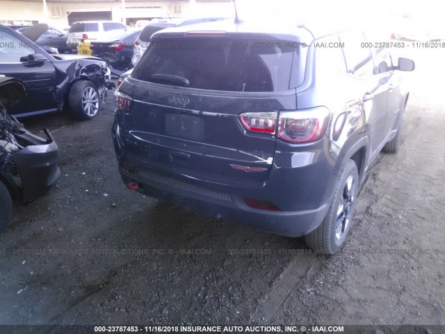 3C4NJDDB9JT190830 - 2018 JEEP COMPASS TRAILHAWK BLUE photo 6