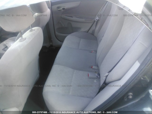 1NXBU40E29Z161919 - 2009 TOYOTA COROLLA S/LE/XLE GRAY photo 8