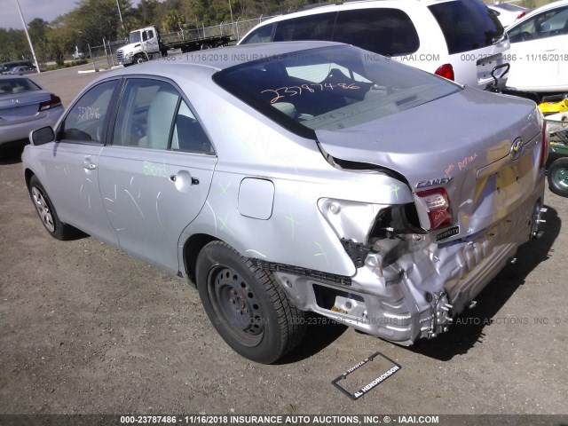 4T1BE46K17U616752 - 2007 TOYOTA CAMRY NEW GENERAT CE/LE/XLE/SE SILVER photo 3