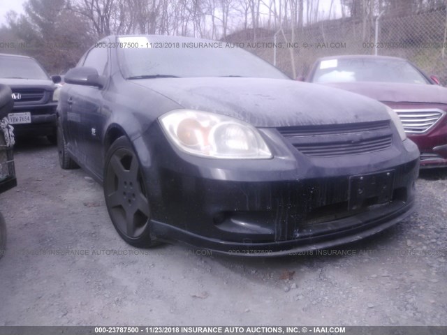 1G1AP12P057639874 - 2005 CHEVROLET COBALT SS SUPERCHARGED BLACK photo 6