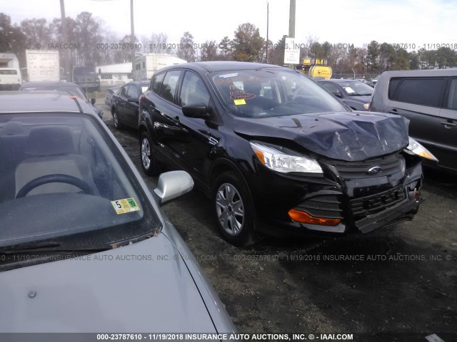 1FMCU0F75GUC74606 - 2016 FORD ESCAPE S BLACK photo 1