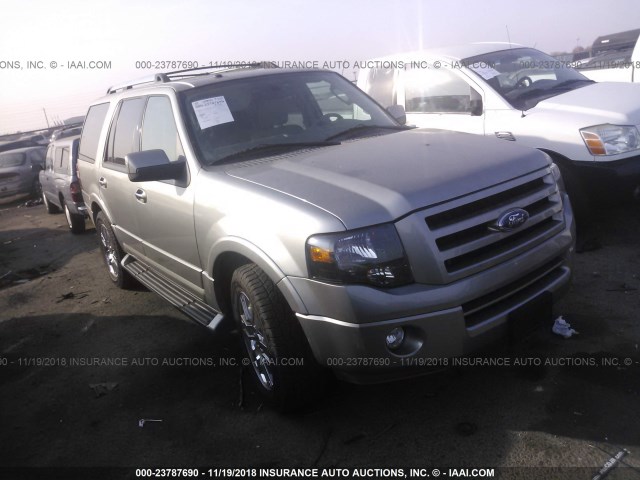 1FMFU19599LA14151 - 2009 FORD EXPEDITION LIMITED SILVER photo 1
