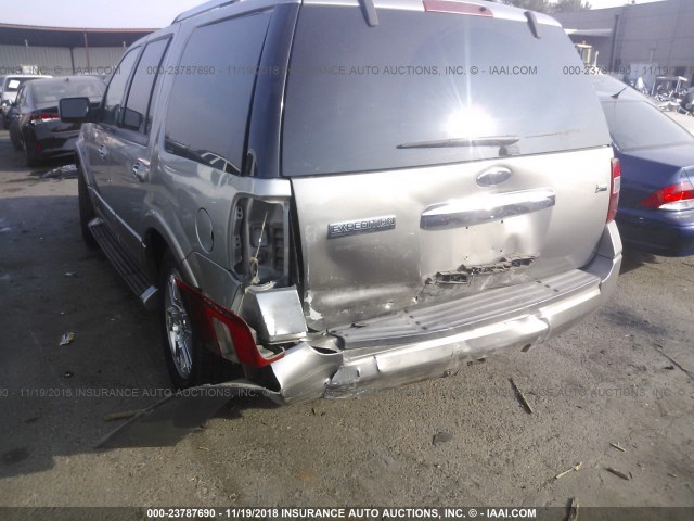 1FMFU19599LA14151 - 2009 FORD EXPEDITION LIMITED SILVER photo 6
